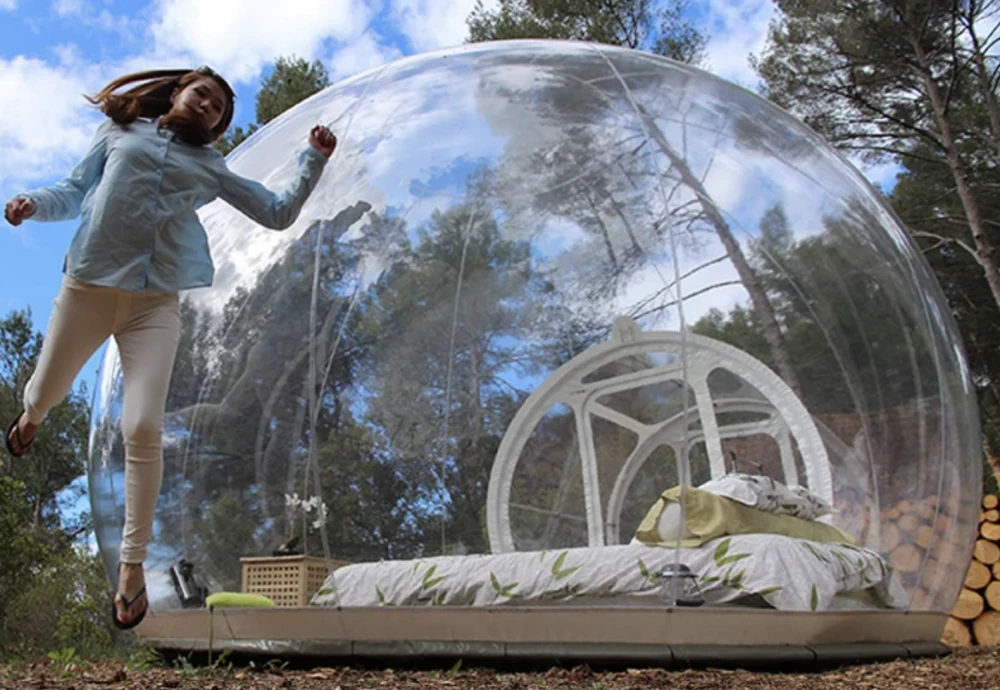 transparent crystal tents