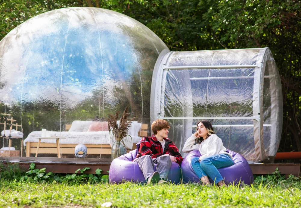 bubble tent glamping hotel